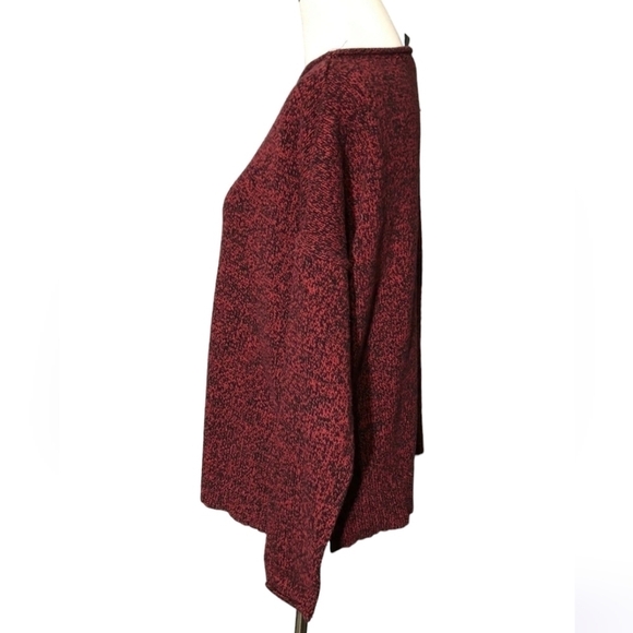 Ralph Lauren Jeans Co Womens Pullover Sweater Red/Black Boat Neck - Picture 3 of 8